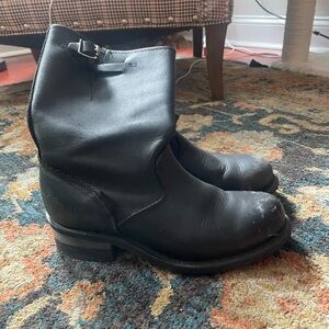 Frye leather harness boot